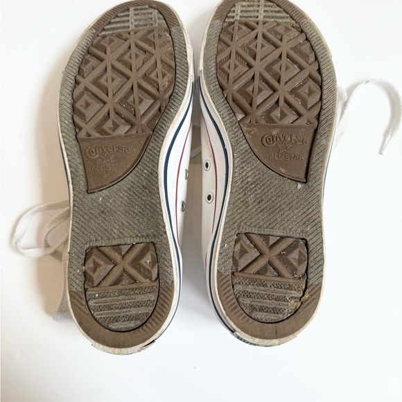 Converse Chuck Taylor All Star White High-Top Sneaker - Women's 9.5 Men's 7.5 - Picture 4 of 6